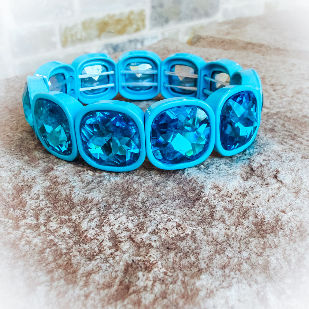 Confetti Gem Stretch Bracelets