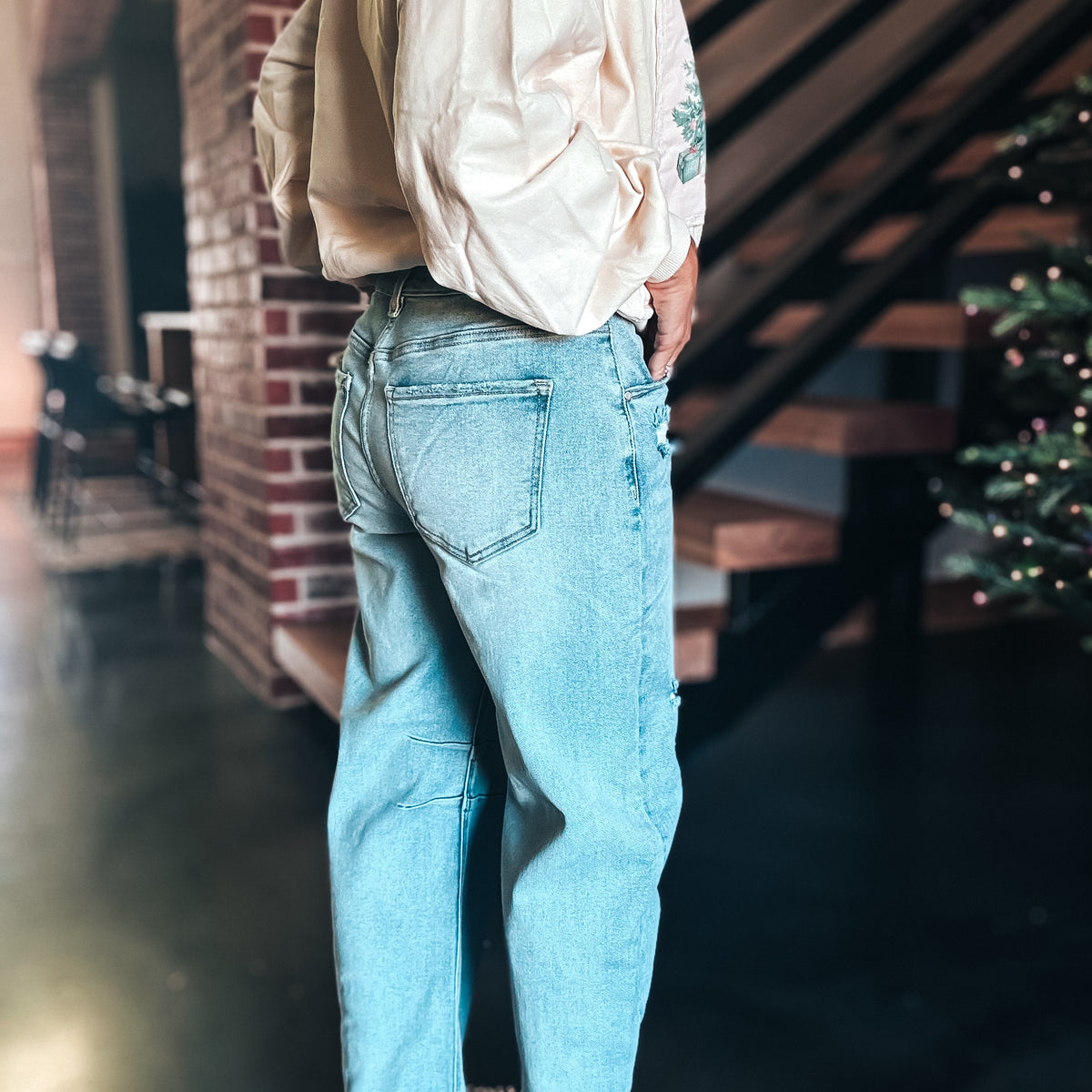 Brandi Cropped Barrel Jeans