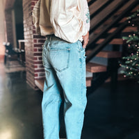 Brandi Cropped Barrel Jeans