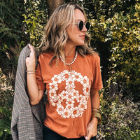 Peace Flower Tee
