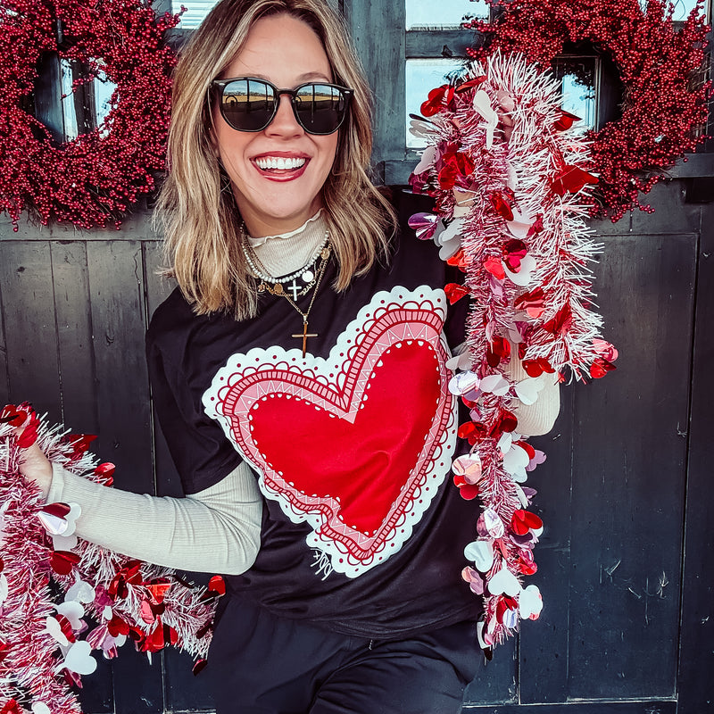 Big Lace Heart Tee