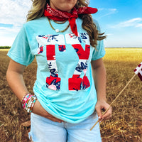 TX Patriotic Floral