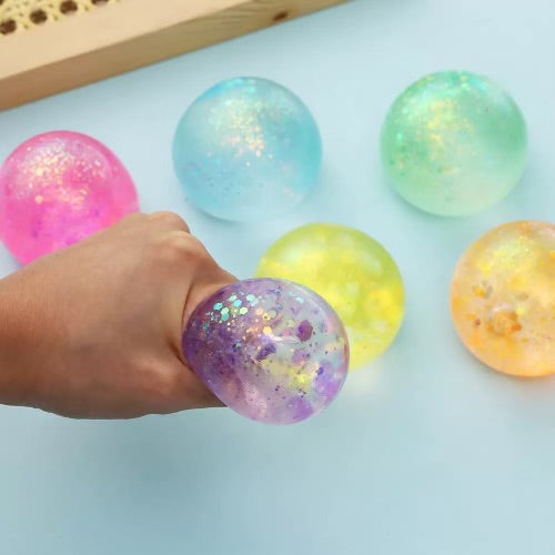 Squishy Glitter Ball Toy