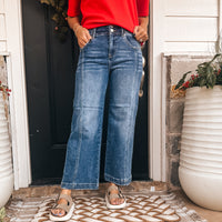 Kaia Risen Front Seam Jeans