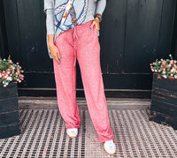 Leanne Lounge Pants - RED