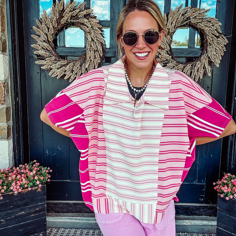 Pink Promises Polo Top