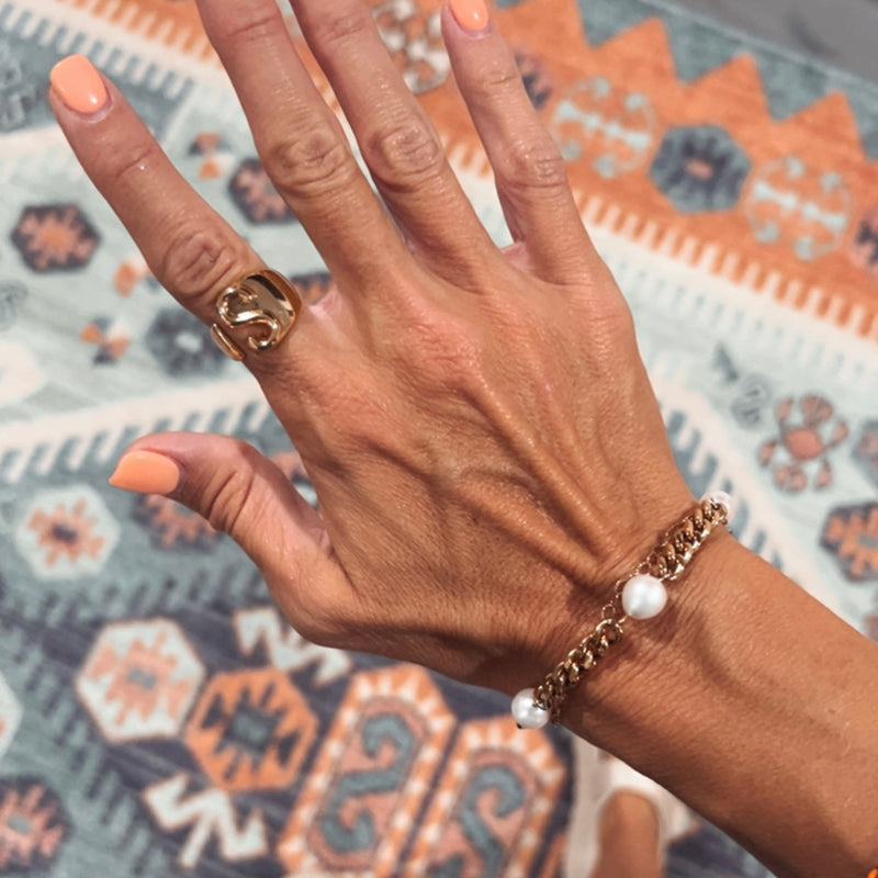 Pearl Chain Bracelet