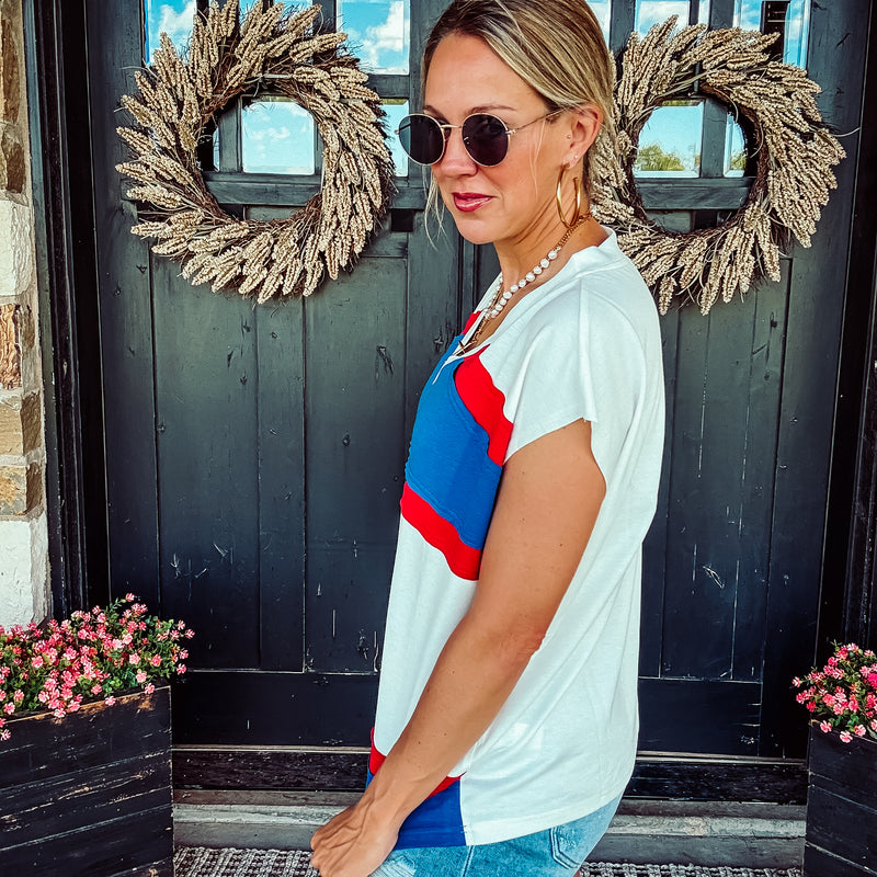 Made in America Vneck Tank