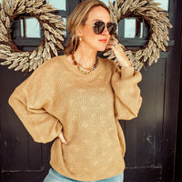 Ciara Camel Sweater