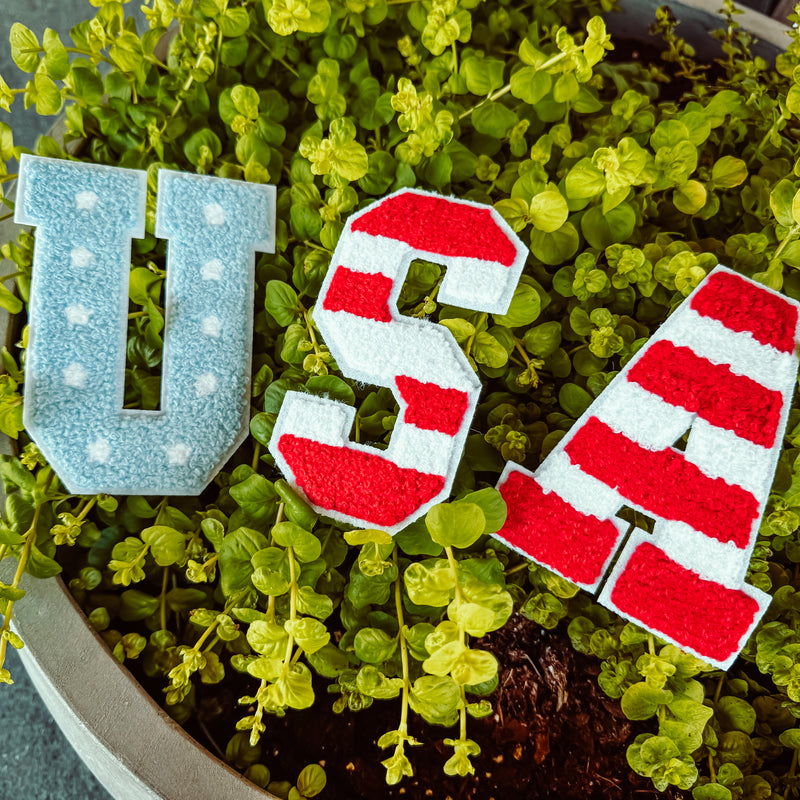 USA Flag Patch Set