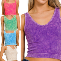 Ribbed Sports Tank - 7 Color Options