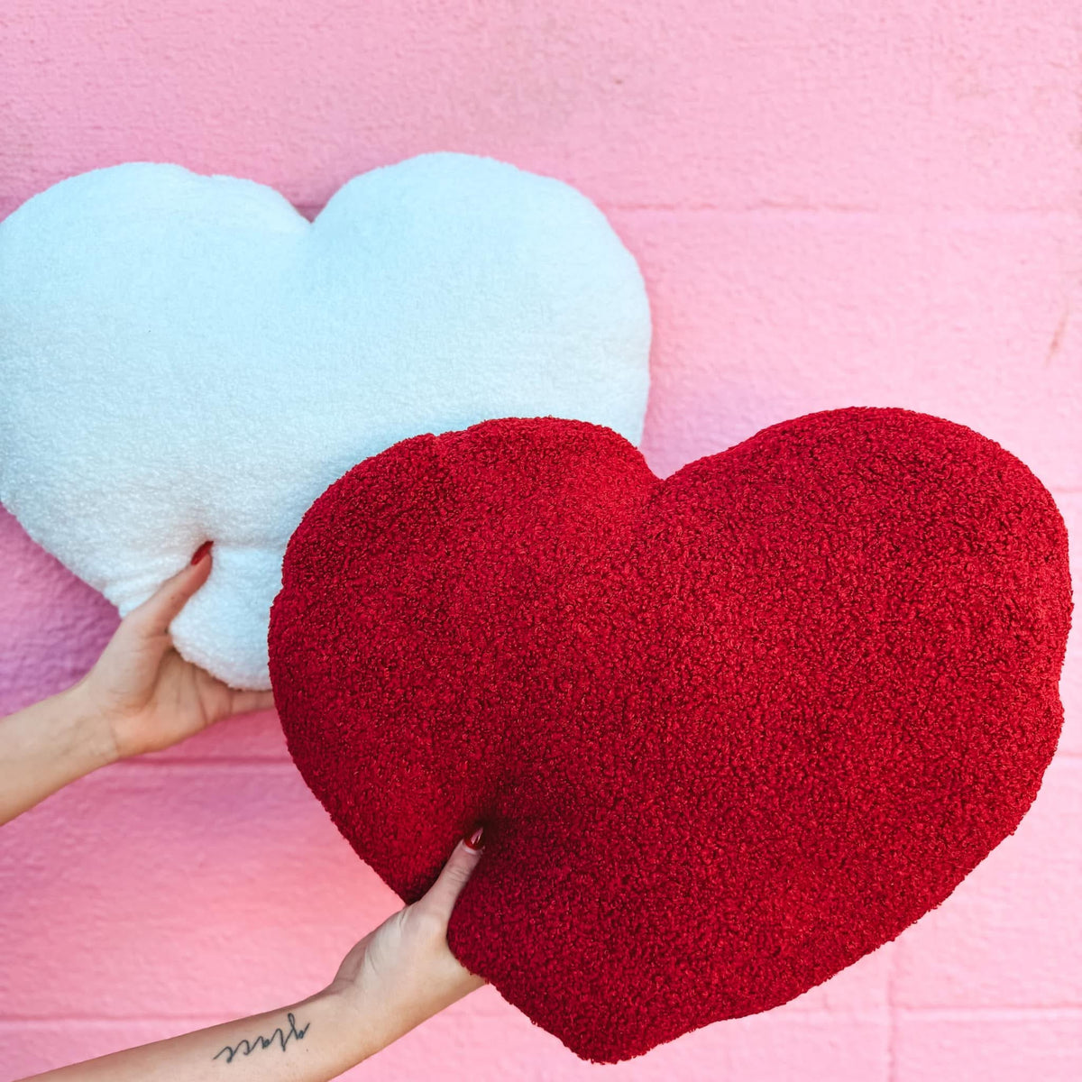 Heart Sherpa Pillow