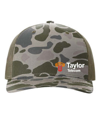 TT Embroidered Richardson 112 Duck Camo Cap