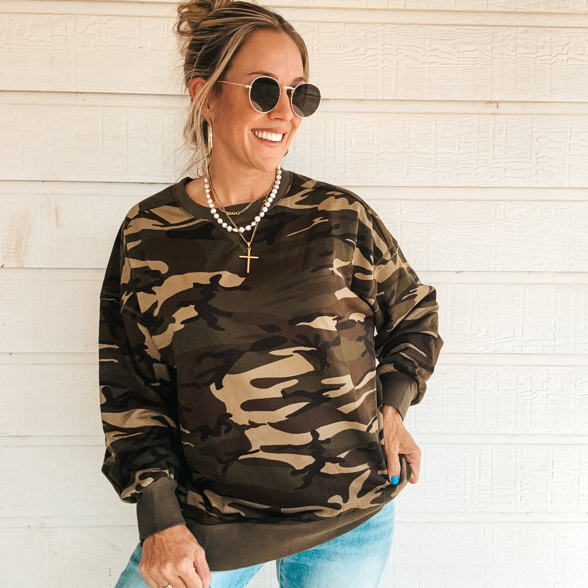 Taylor Camo Pullover
