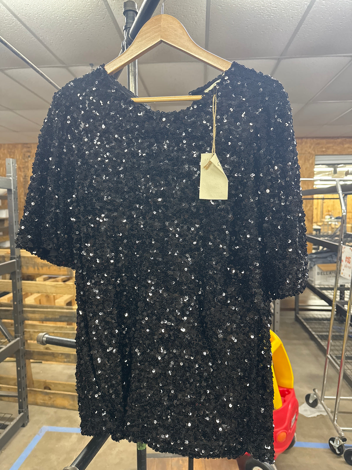 Easel Sequin tops-WS