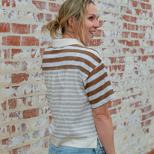 Poppy Polo Top