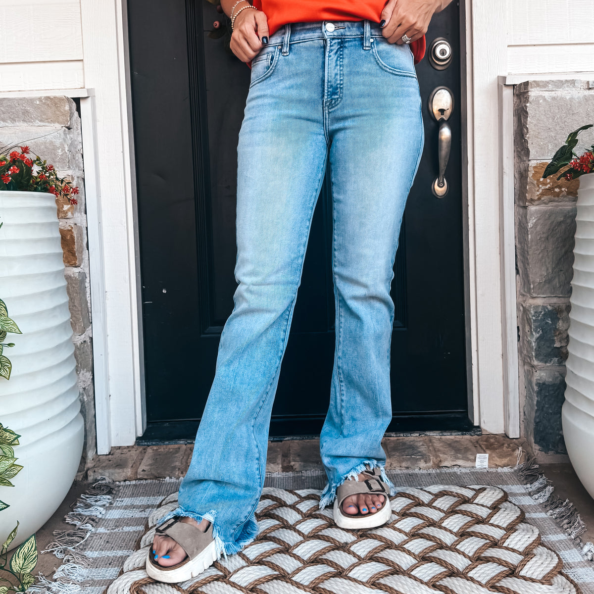 Mila Risen Flare Jeans