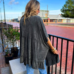 Tiered Cardi - CHARCOAL