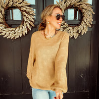 Ciara Camel Sweater