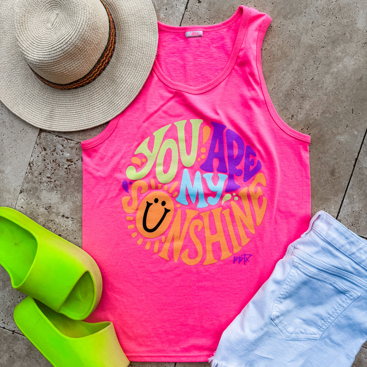 You are my Sunshine Tank - PINK