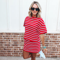 Simone Skirt Set - RED