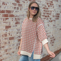 Field of Florals Top - RED