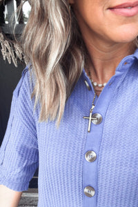 Silver Cross Necklace