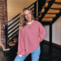 Peppermint Long Sleeve - RED
