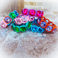 Confetti Gem Stretch Bracelets