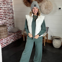 Everywhere Puffer - CREAM