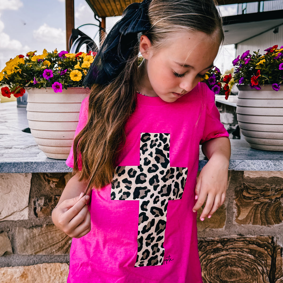 Youth Leopard Cross
