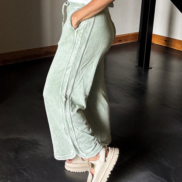 Sage Summer Terry Pants