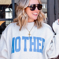 Mother + Cool Mom Reversible Mock Neck Sweater