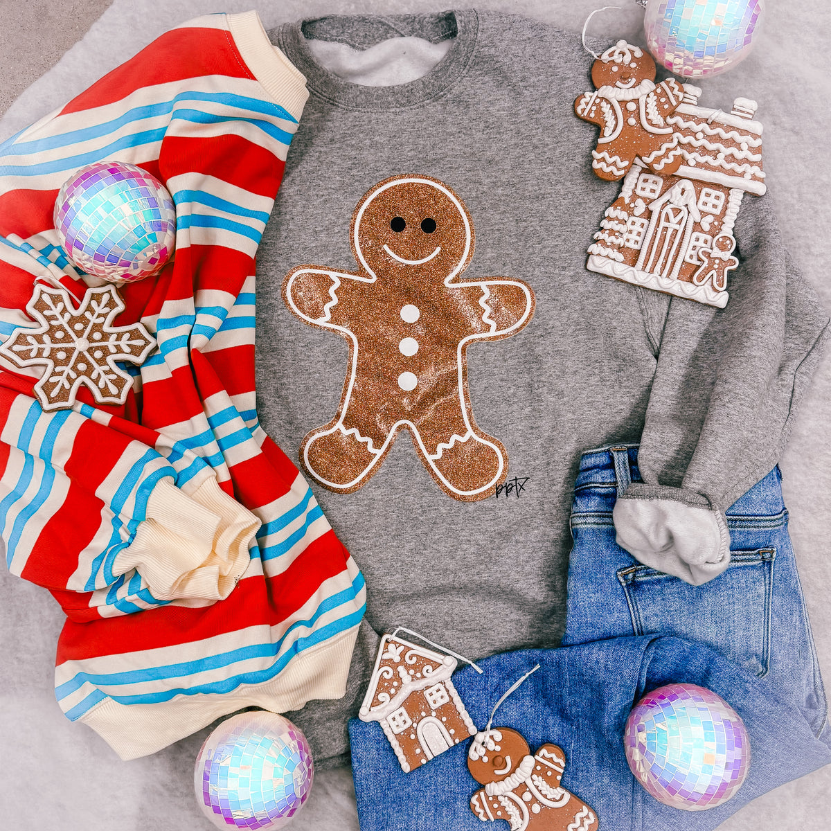 Glitter Gingy Crewneck