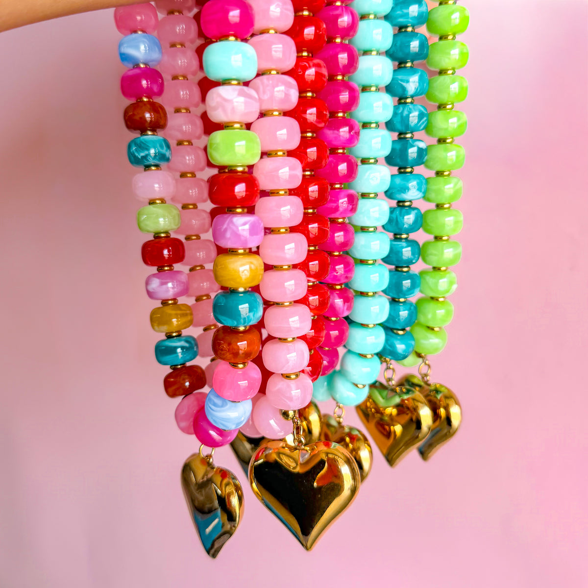 Lolly Heart Necklaces