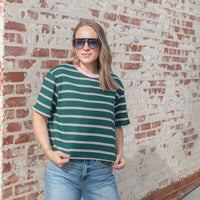 Dawson Daily Top - GREEN/PINK