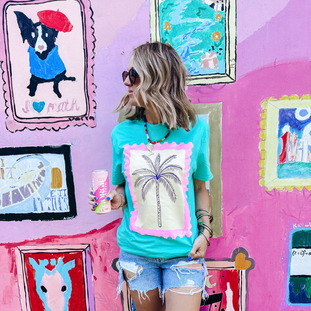 Palm Stamp Tee