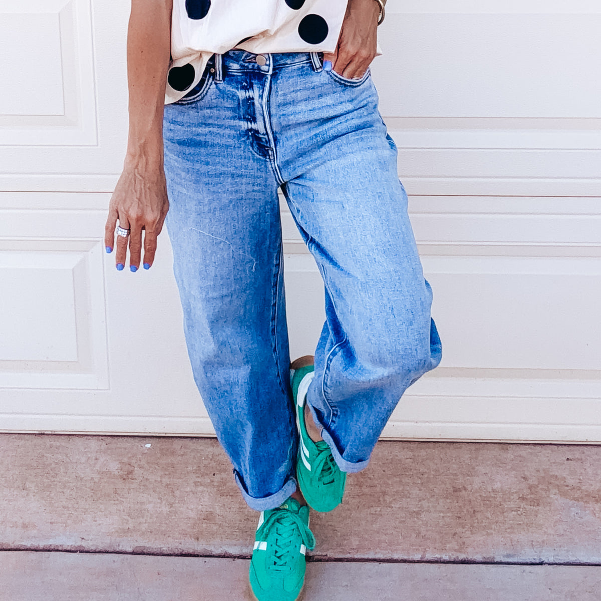 Holley High Rise Barrel Jeans