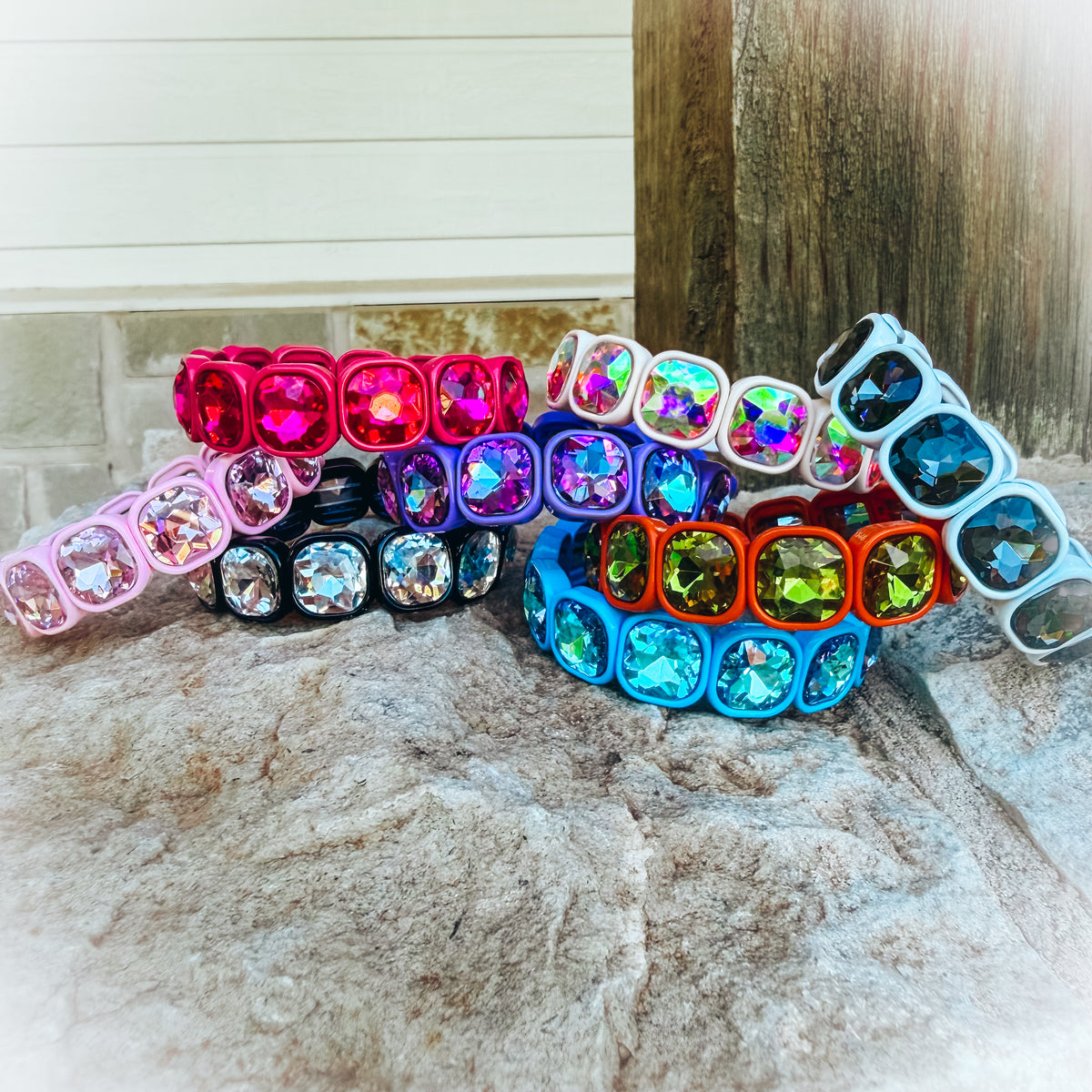Happy Hues Stretch Bracelets