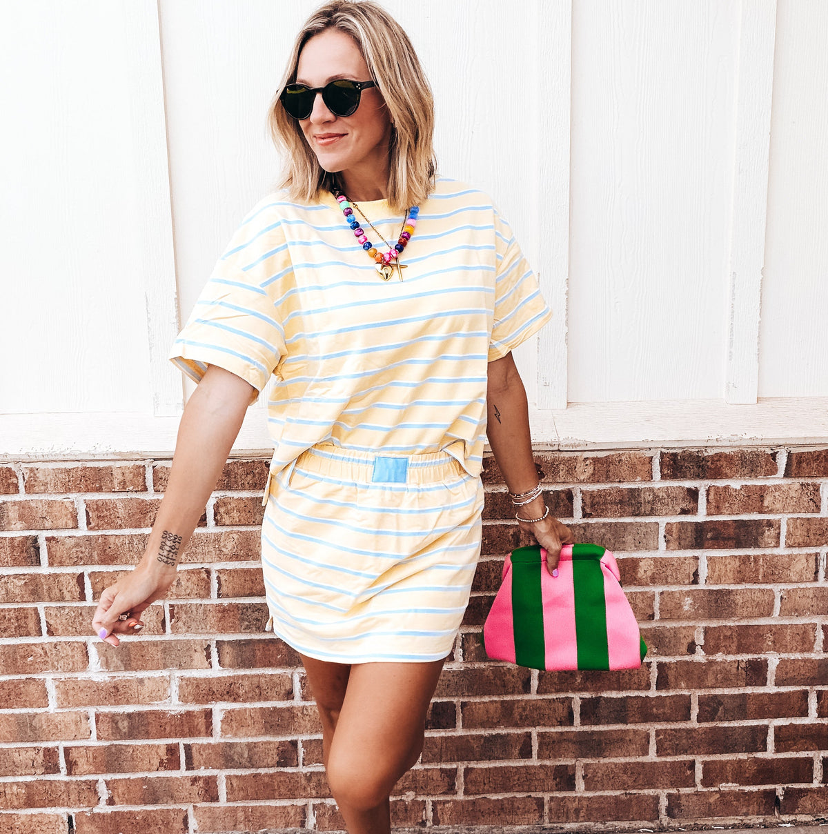 Simone Skort Set - YELLOW