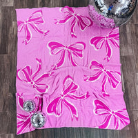 Pink Bows Blanket