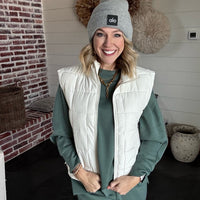Everywhere Puffer - CREAM