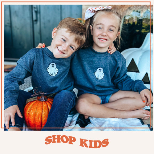 Shop our Youth Kids and toddlers graphic tees and sweatshirts for holiday and every day designs.