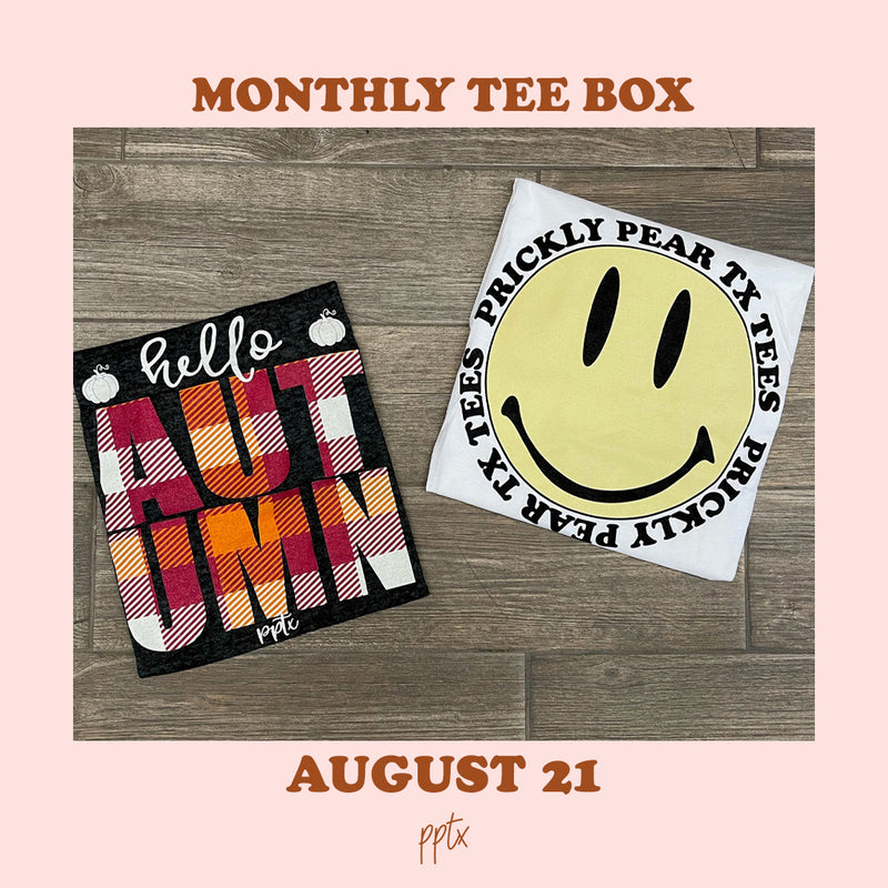 September Mystery Tee Box