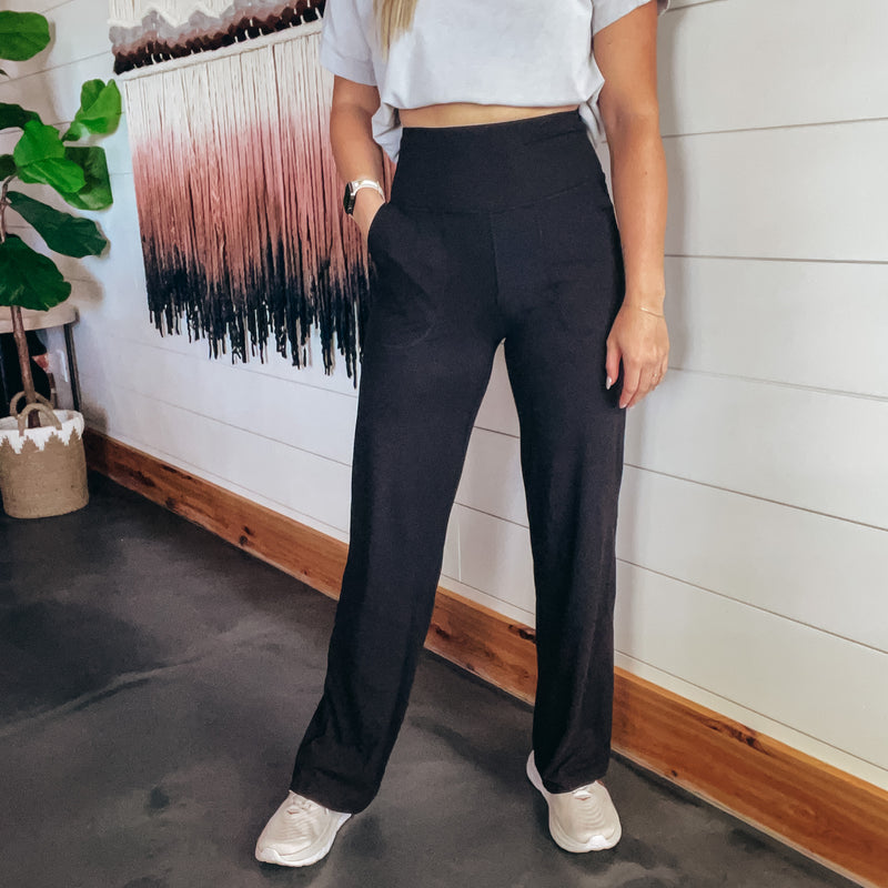 High Rise Flare Leggings