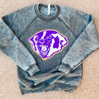 Acid Wash Badger Sweatshirt